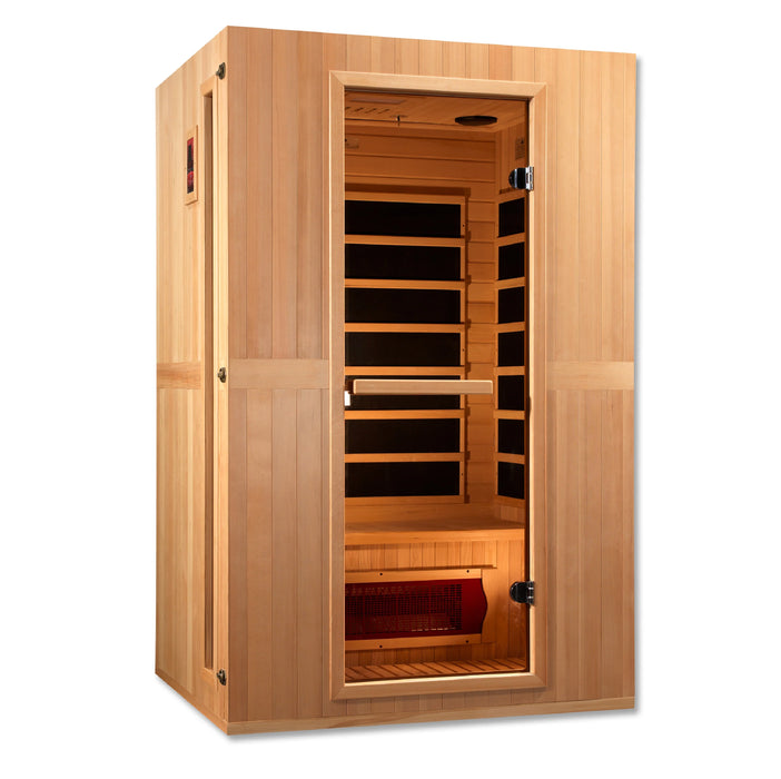 Maxxus Serenity Dual Tech 2-person Low EMF FAR Infrared Sauna (Canadian Hemlock)