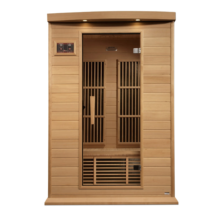 Maxxus 2-Person Near Zero EMF (Under 2MG) FAR Infrared Sauna (Canadian Hemlock)