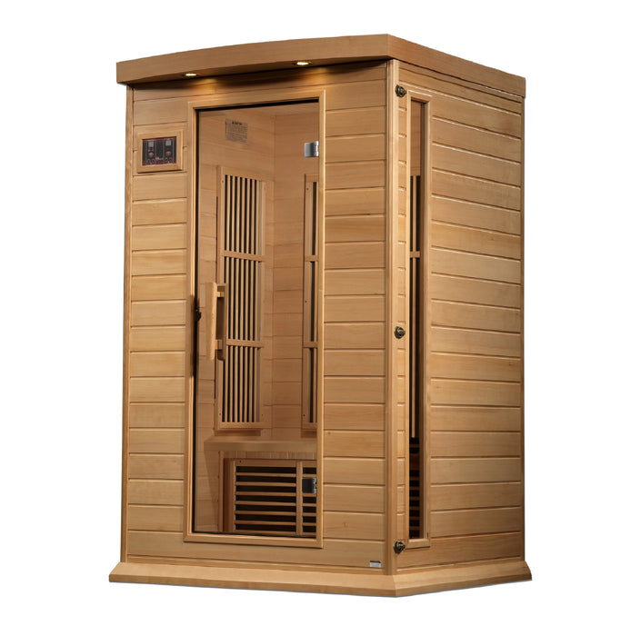 Maxxus 2-Person Near Zero EMF (Under 2MG) FAR Infrared Sauna (Canadian Hemlock)