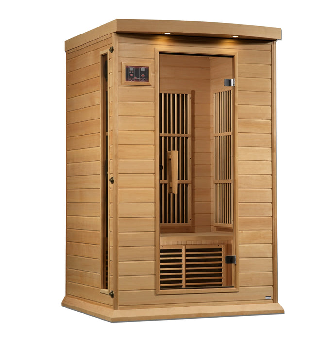 Maxxus 2-Person Near Zero EMF (Under 2MG) FAR Infrared Sauna (Canadian Hemlock)