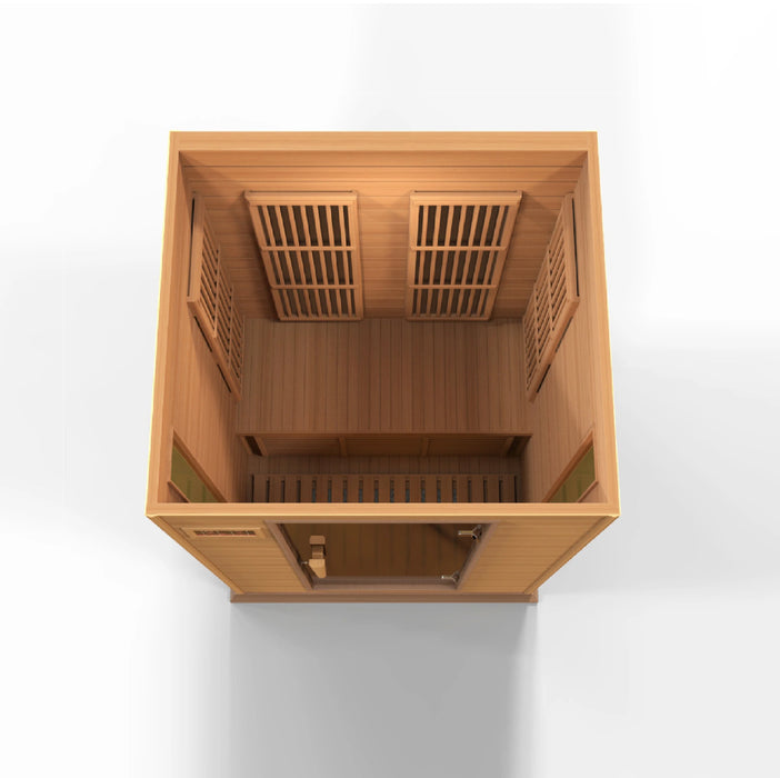 Maxxus 2-Person Near Zero EMF (Under 2MG) FAR Infrared Sauna (Canadian Red Cedar)