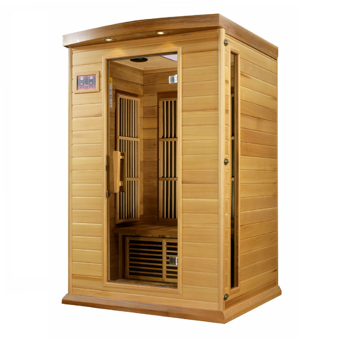Maxxus 2-person Low EMF FAR Infrared Sauna (Canadian Red Cedar)