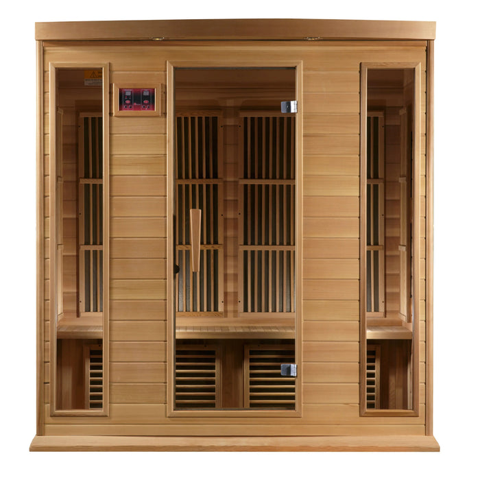 Maxxus 4-person Low EMF FAR Infrared Sauna (Canadian Red Cedar)