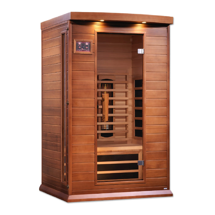 Maxxus 2-Person Full Spectrum  Near Zero EMF (Under 2MG) FAR Infrared Sauna (Canadian Red Cedar)