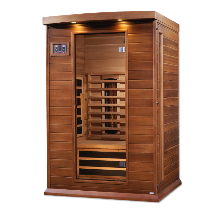 Maxxus 2-Person Full Spectrum  Near Zero EMF (Under 2MG) FAR Infrared Sauna (Canadian Red Cedar)