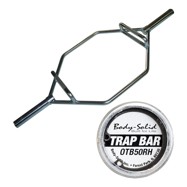 Body-Solid Tools OTB50RH Olympic Hex Trap Bar with Raised Handles