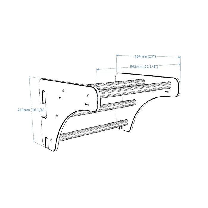 BenchK PB204 Children's Wooden Pull Up Bar