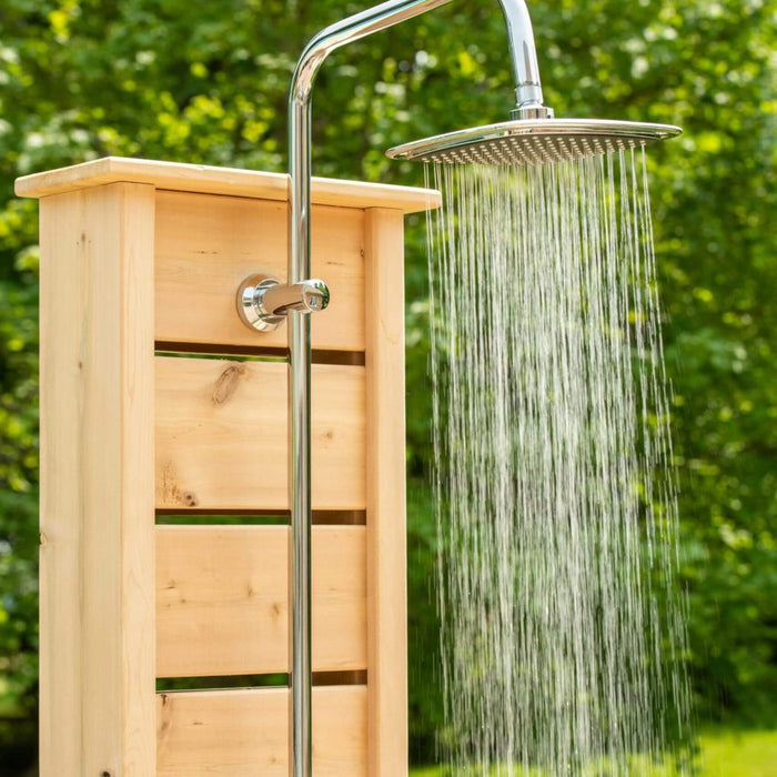 Dundalk Sierra Pillar Shower - Canadian Timber