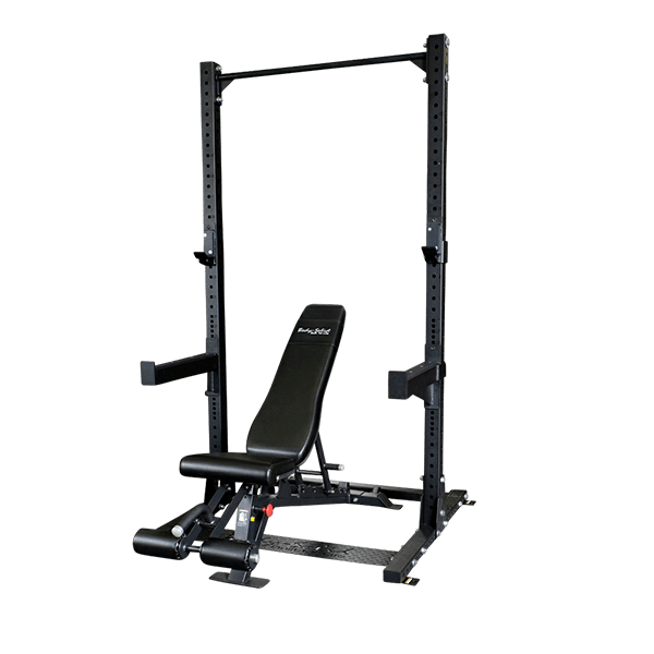 Body-Solid Pro Clubline SPR500P2 Commercial Half Rack Package