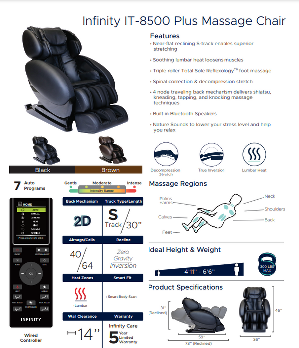 Infinity IT-8500 Plus Massage Chair