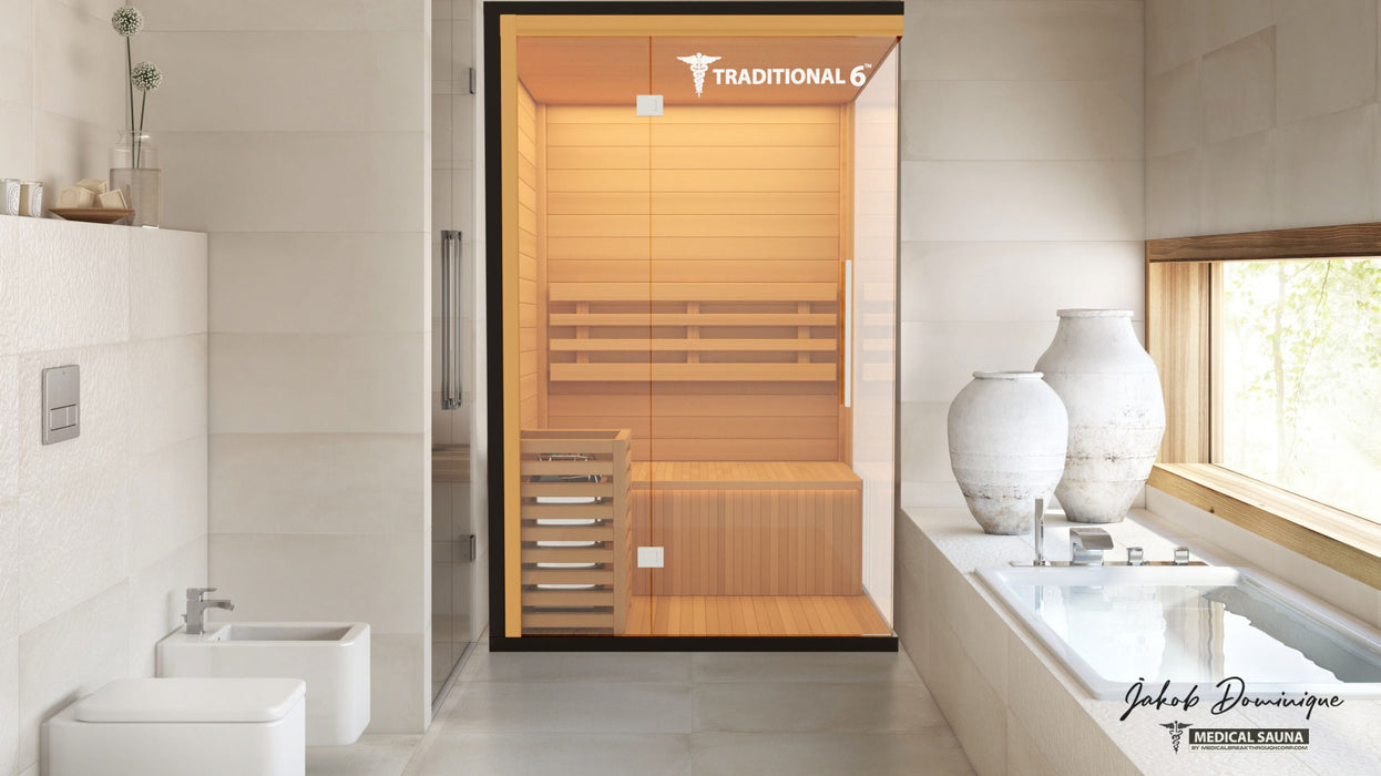 Medical Breakthrough Traditional 6 Steam Sauna