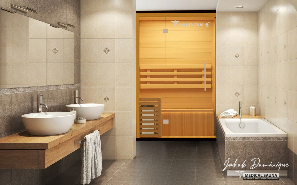 Medical Breakthrough Traditional 6 Steam Sauna