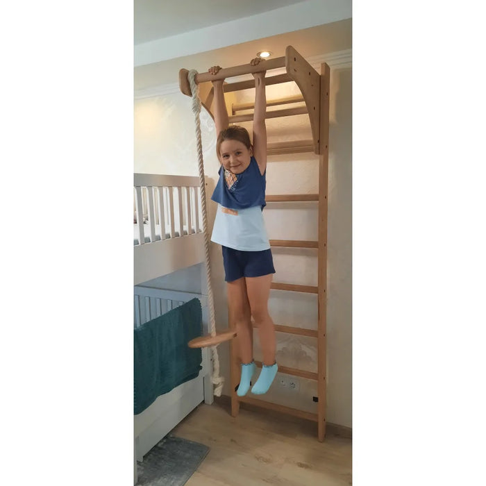 BenchK PB204 Children's Wooden Pull Up Bar