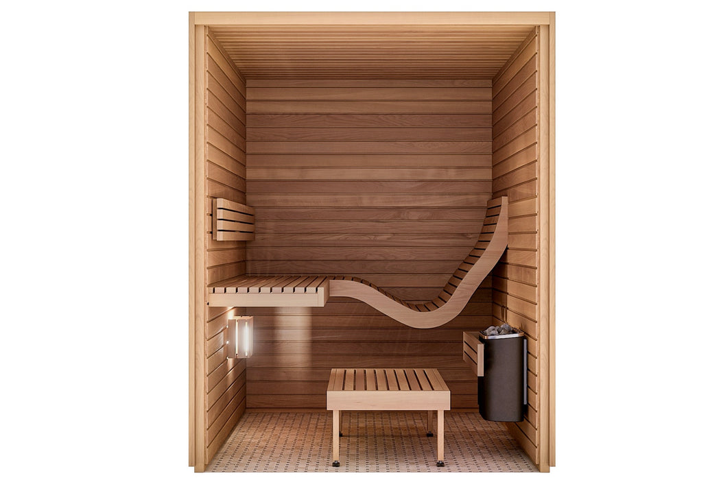 Auroom Baia 1-2 Person Essential Ergonomic Indoor Sauna