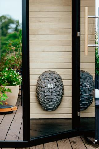 Haljas Houses Hele Glass Mini Outdoor Sauna