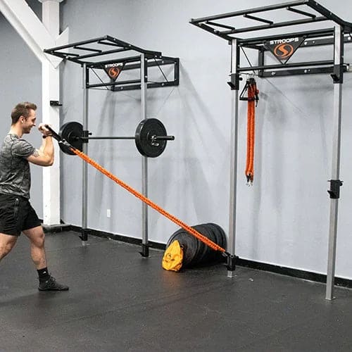 Stroops Performance Station Wall-Mounted Rack with Monkey Bars