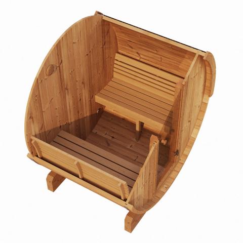 Private Label Thermo Spruce Barrel Sauna