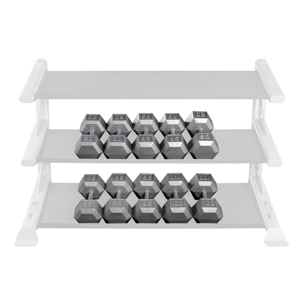 Body-Solid Tools SDS Series Cast Iron Hex Dumbbell Sets