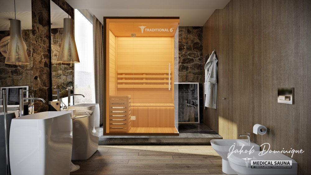 Medical Breakthrough Traditional 6 Steam Sauna